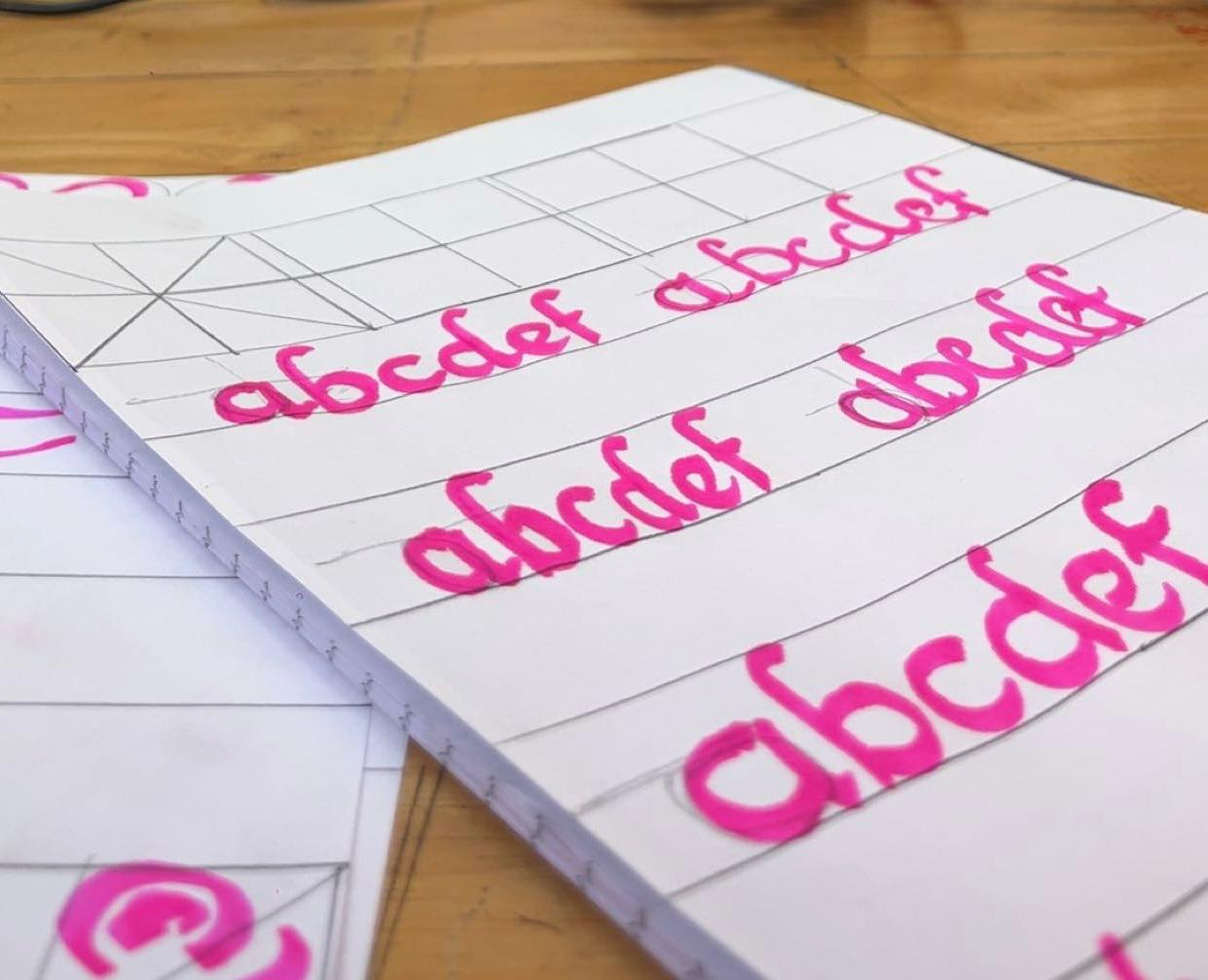 trying my hand at calligraphy