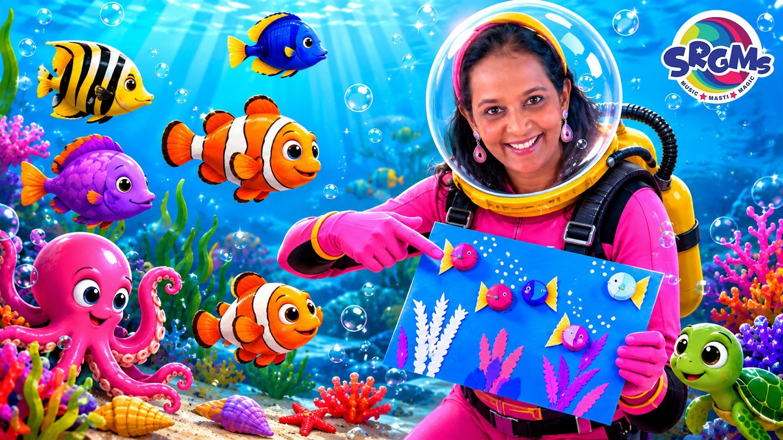 Underwater Craft for Kids Using Bottle Caps | SRGMs