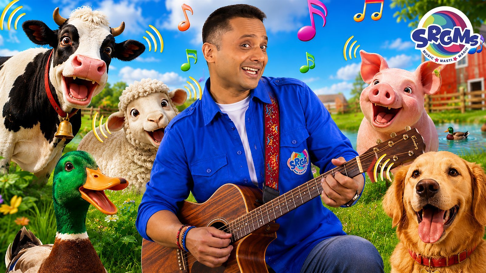 Animal Sounds for Kids | Wild & Farm Animals | SRGMs