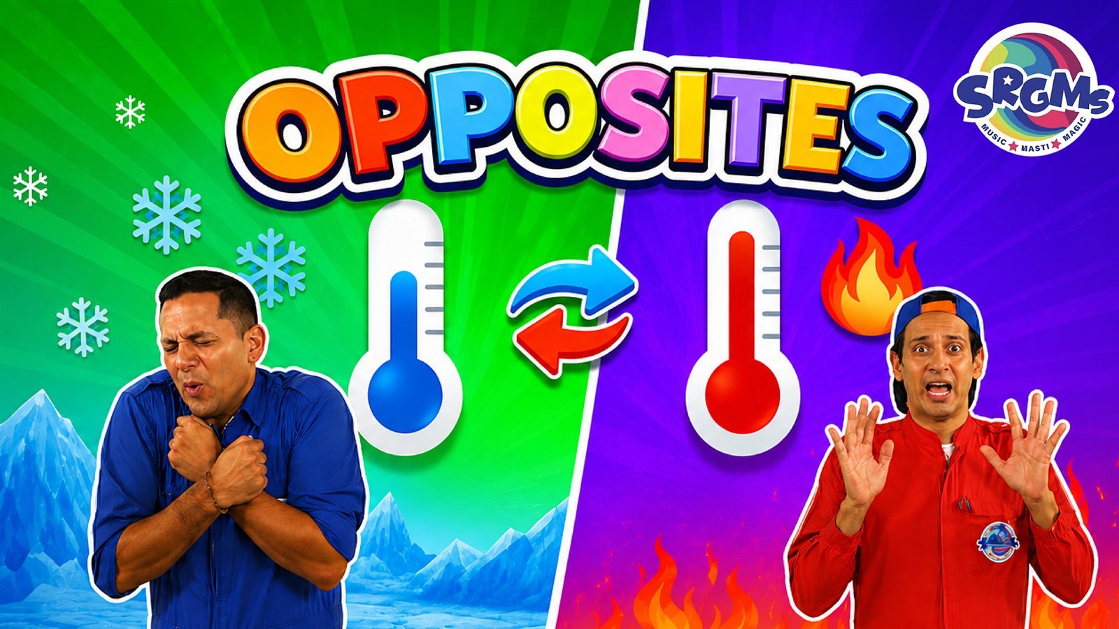 Opposite Words for Kids | Interactive Learning | SRGMs