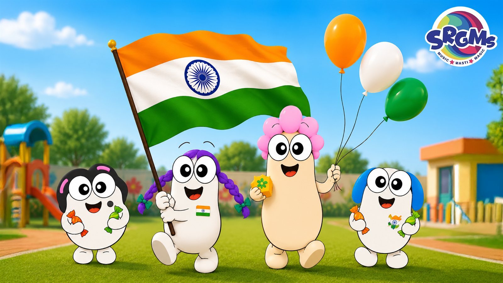 Republic Day Story for Kids | Fun Learning Story | SRGMs