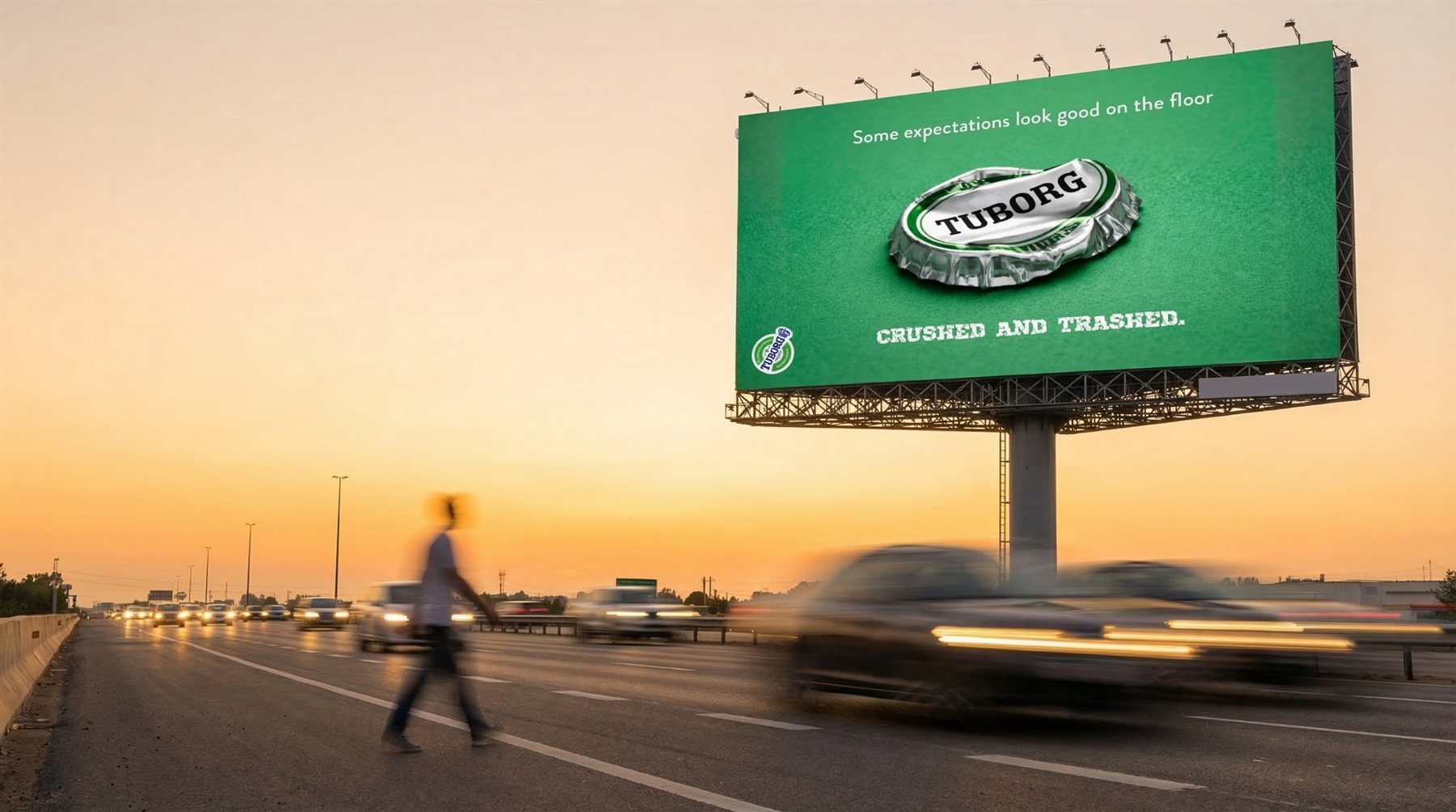 Tuborg Crushed Cap Billboard