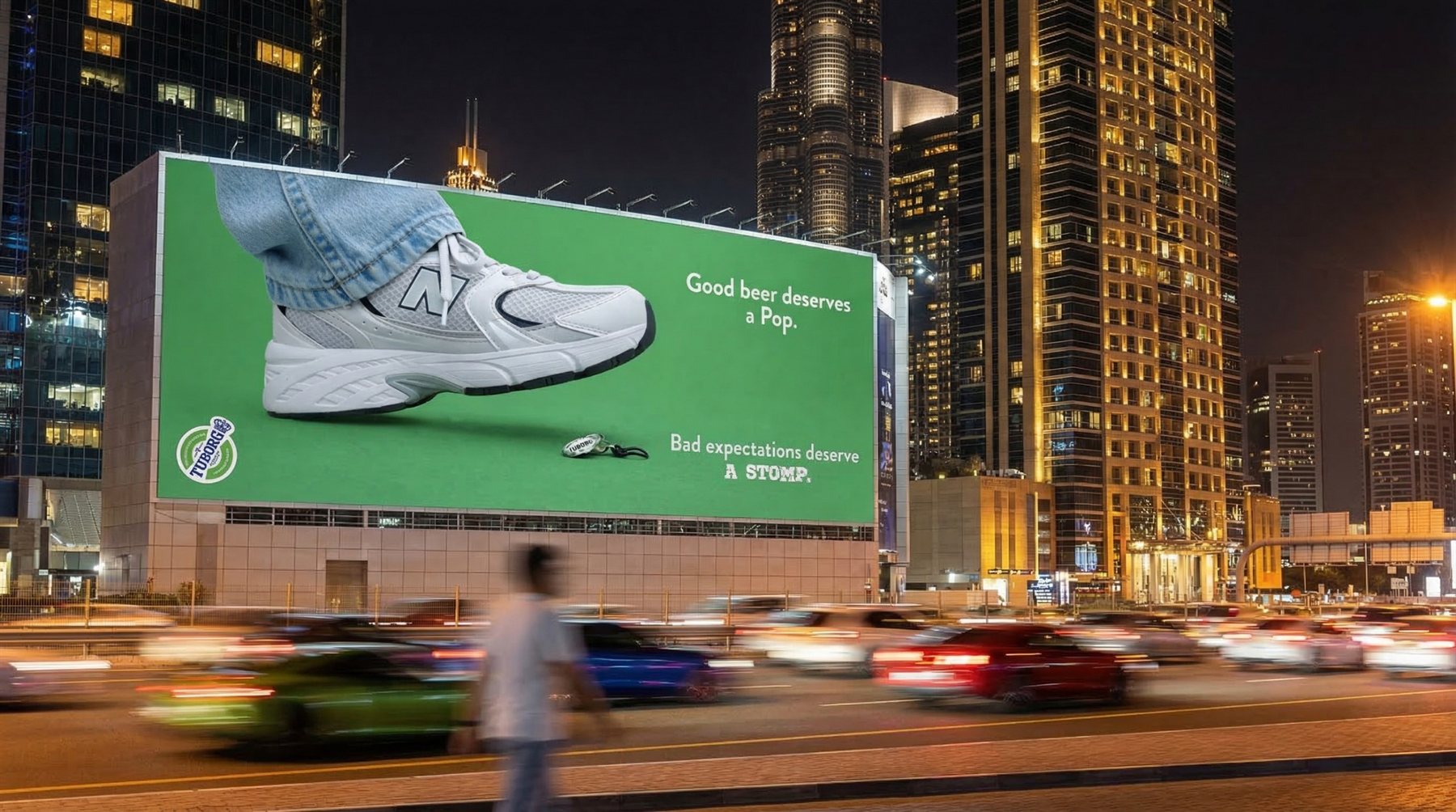 Tuborg Shoe & Cap Billboard