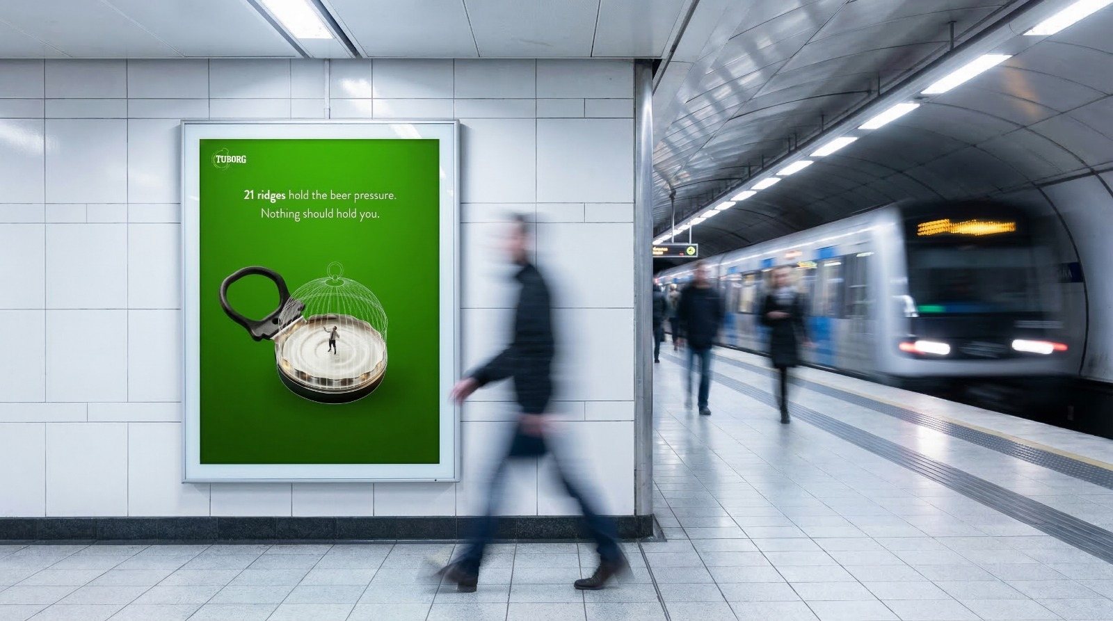 Tuborg Poster Mockup